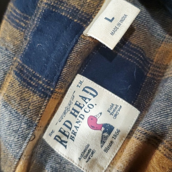 2 pack NWOT Red head scotch plaid soft flannel long sleeve shorts - Picture 11 of 12